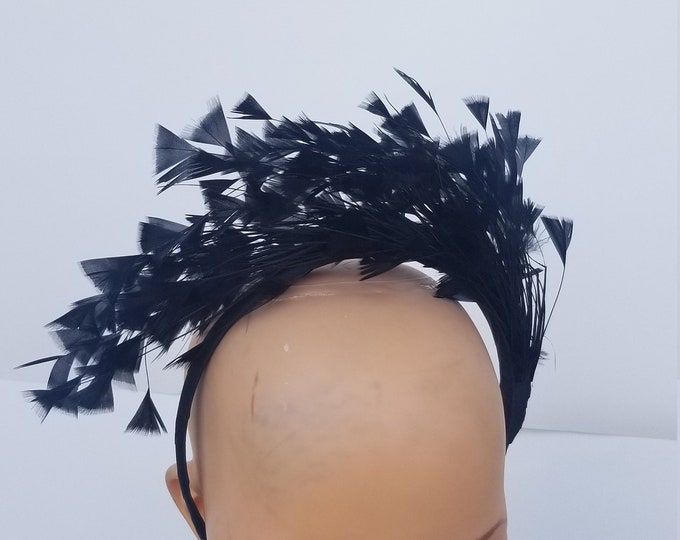 Black Fascinator Hat