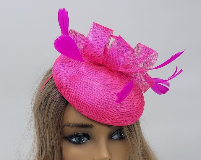 Hot Pink Fascinator Hat