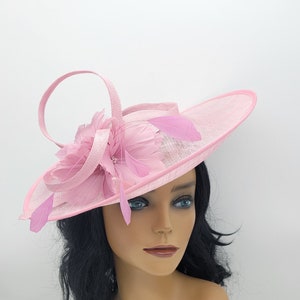 Pale Lilac Lavender Kentucky Derby Fascinator - Lavender Wedding Hat , Race Hat, Bridal Shower, Church Hat, Easter Hat