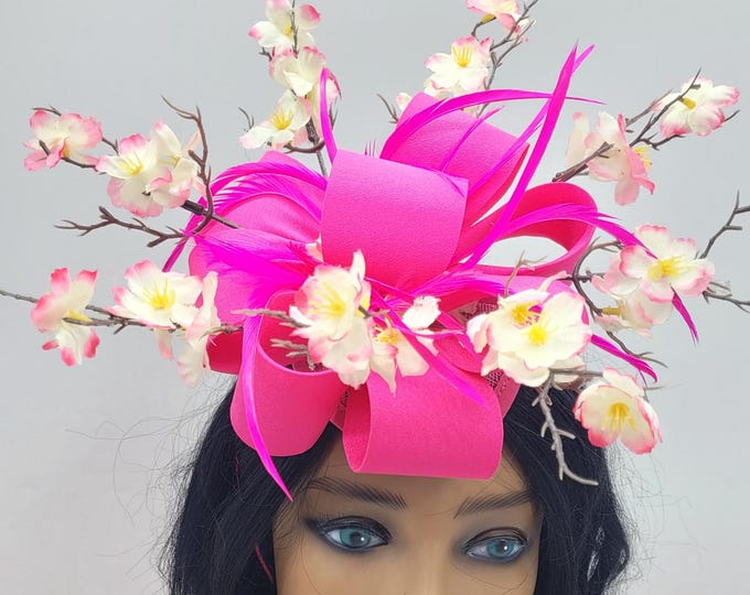 Hot Pink Fascinator Hat