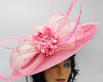 Pink Fascinator Hat