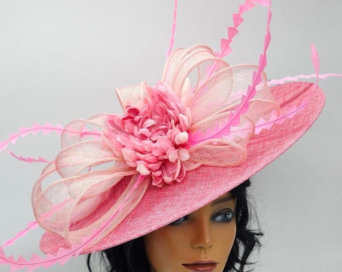 Pink Fascinator Hat