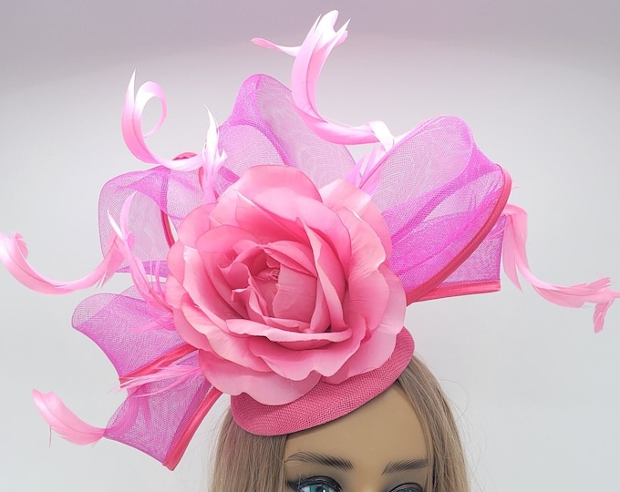 Pink Fascinator Hat