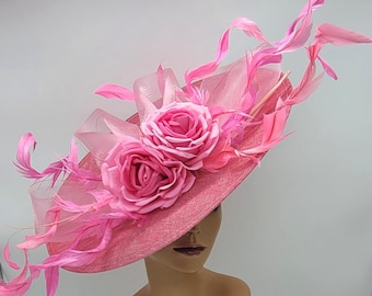 Pink Fascinator Hat