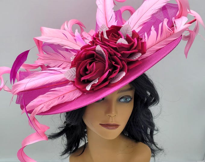 Hot Pink Fascinator Hat