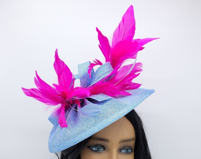 Royal Blue Fascinator