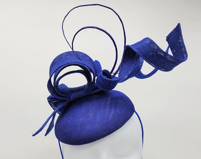 Royal Blue Fascinator Hat