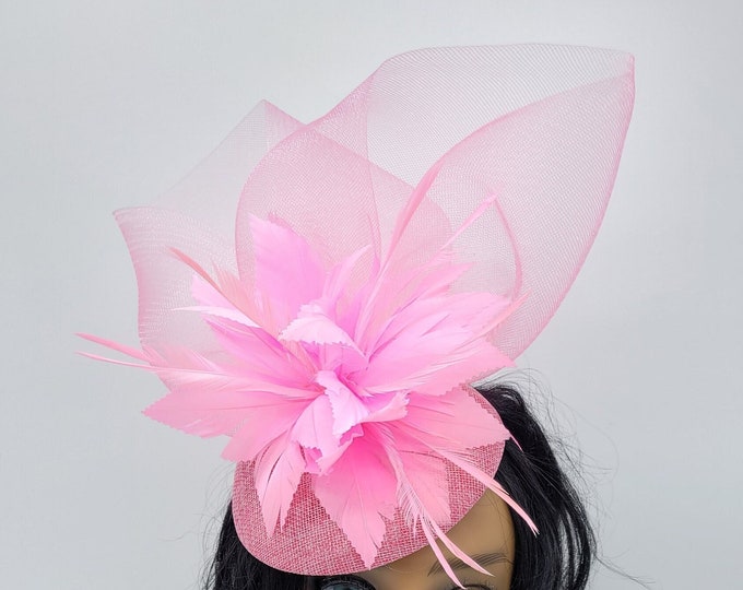 Hot Pink Fascinator Hat