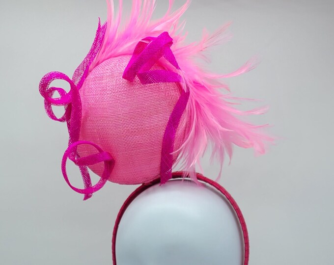 Hot Pink Fascinator Hat