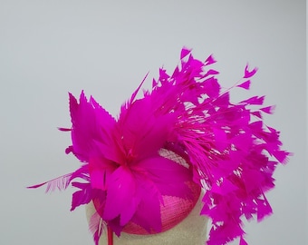 Hot Pink Fascinator Hat