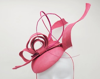 Fuschia/Hot Pink Fascinator