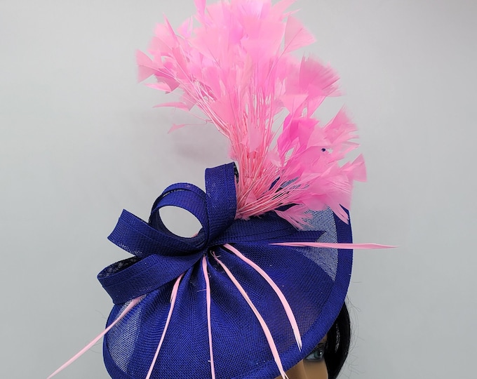 Royal Blue Fascinator