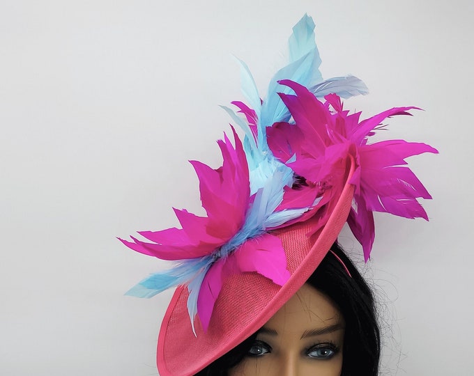 Hot Pink Fascinator Hat