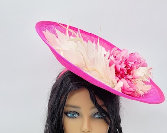Hot Pink Fascinator Hat