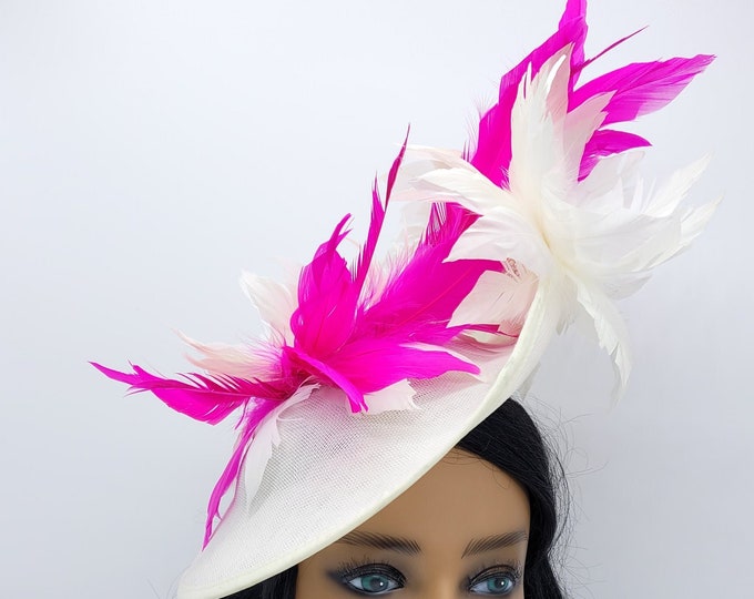 Fuschia/Hot Pink Fascinator