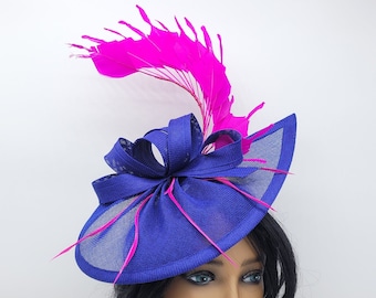 Royal Blue Fascinator