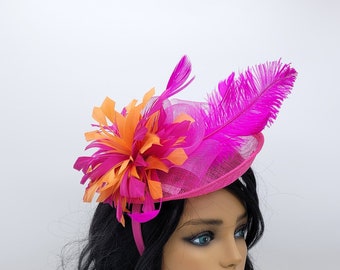 Fuschia/Hot Pink Fascinator