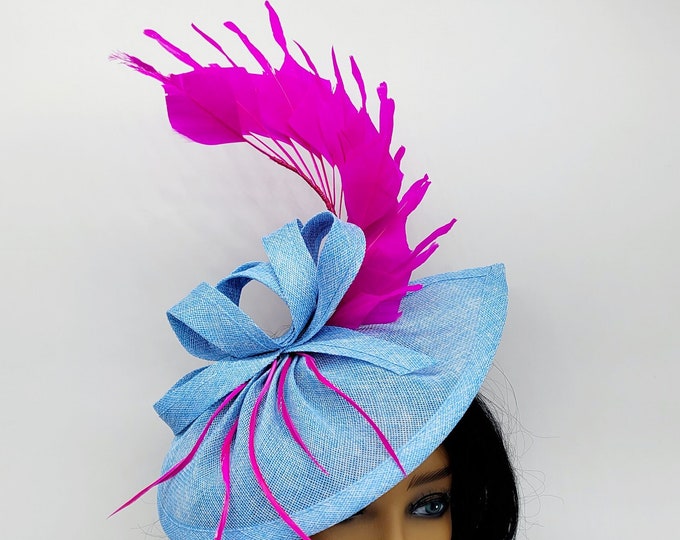 Royal Blue Fascinator