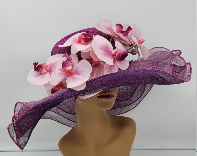 Purple Fascinator Hat