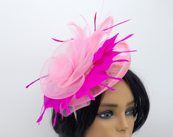 Hot Pink Fascinator Hat