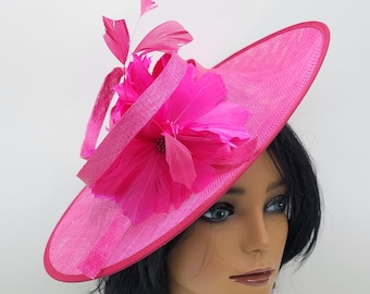 Fuschia/Hot Pink Fascinator