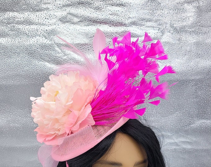 Hot Pink Fascinator Hat