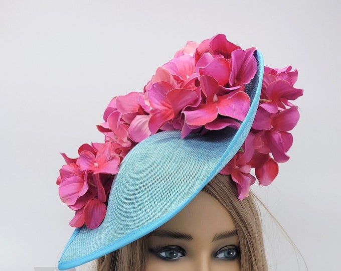 Turquoise Blue Fascinator Hat