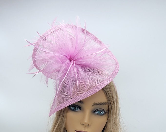 Lavender Mauve Fascinator Hat