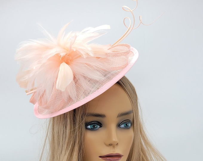 Pink Fascinator, Church and Fancy Hat