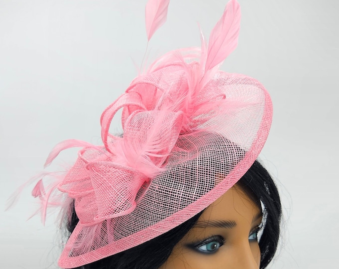 Pink Fascinator, Church and Fancy Hat