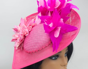 Hot Pink Fascinator Hat