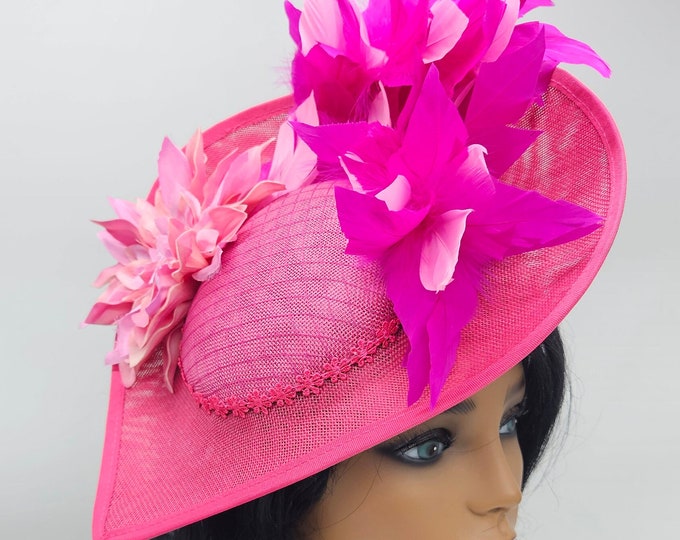 Hot Pink Fascinator Hat