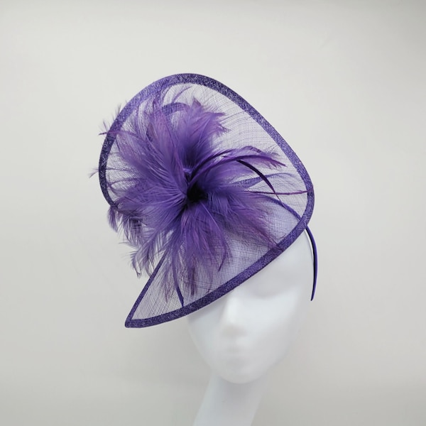 Purple Fascinator Hat