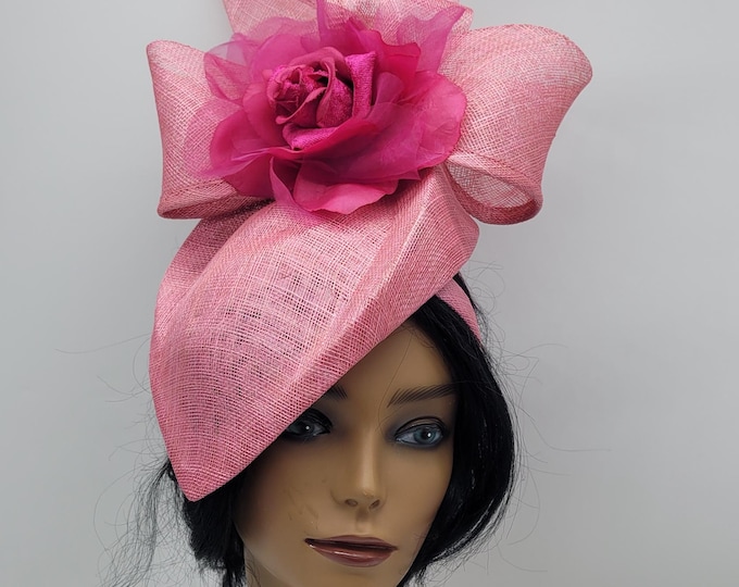 Pink  Kentucky Derby Fascinator Hat