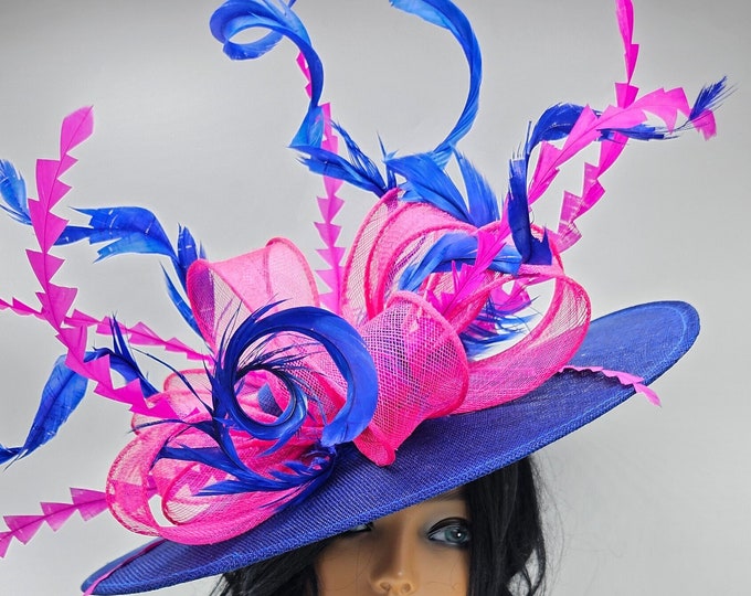 Royal Blue Fascinator
