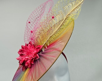 Hot Pink Fascinator Hat