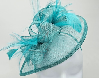 Green Kentucky Derby Fascinator Hat, Green Fascinator,  Kelly Green Hat, Race Hats, Church, Photoshoot, St Patrick's Day