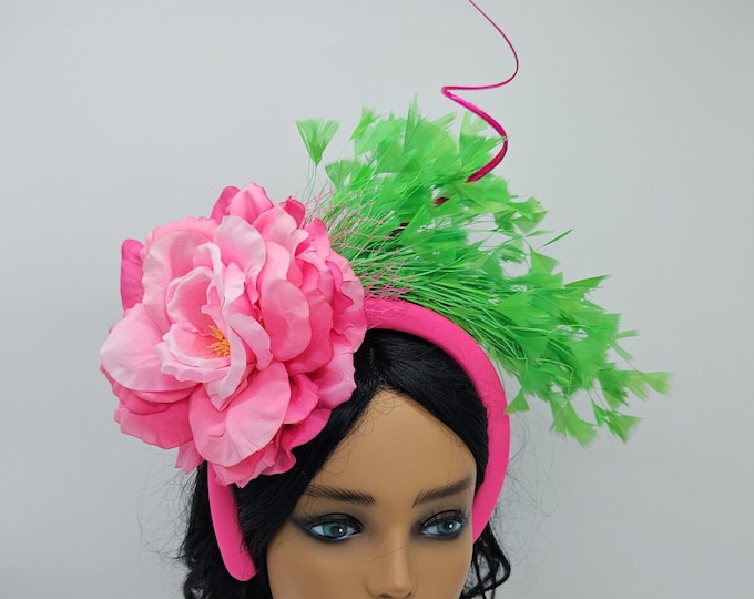 Fuschia/Hot Pink Fascinator