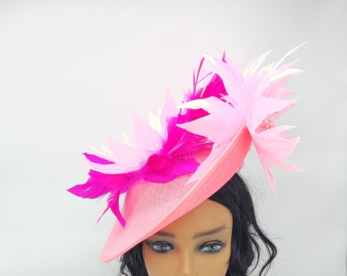 Hot Pink Fascinator Hat