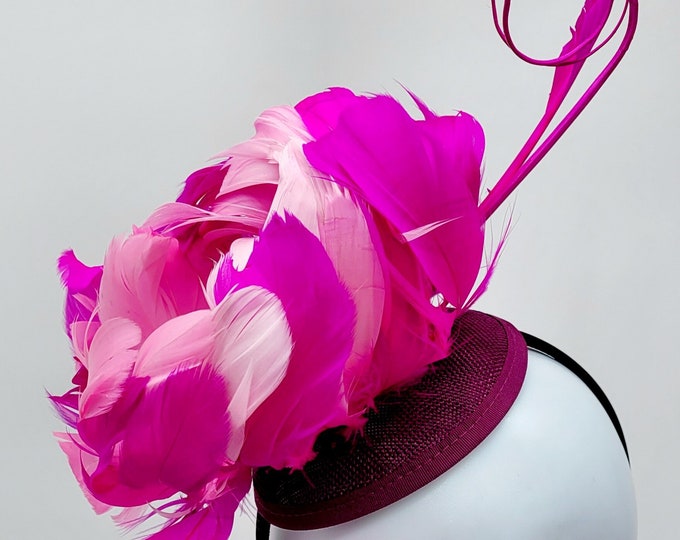 Hot Pink Fascinator Hat