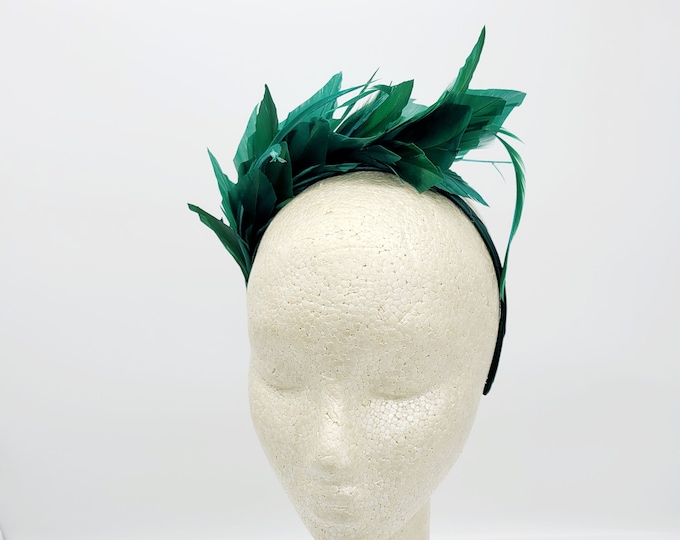 Green Kentucky Derby Hat, St Patrick's Day Hat, Kelly Green Hat, Church Hat, Race Hat