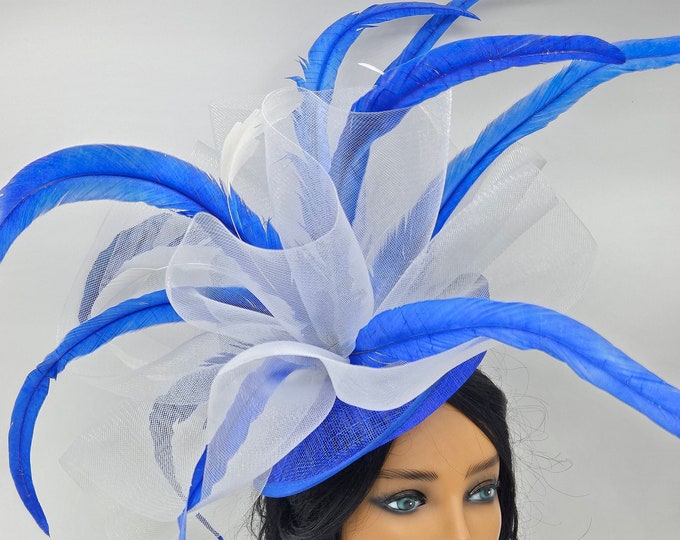 Royal Blue Fascinator
