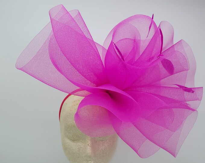 Hot Pink Fascinator Hat