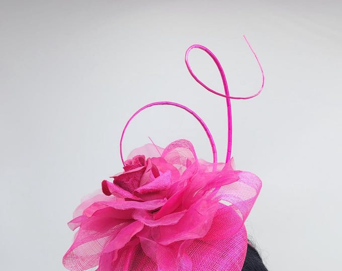Hot Pink Fascinator Hat