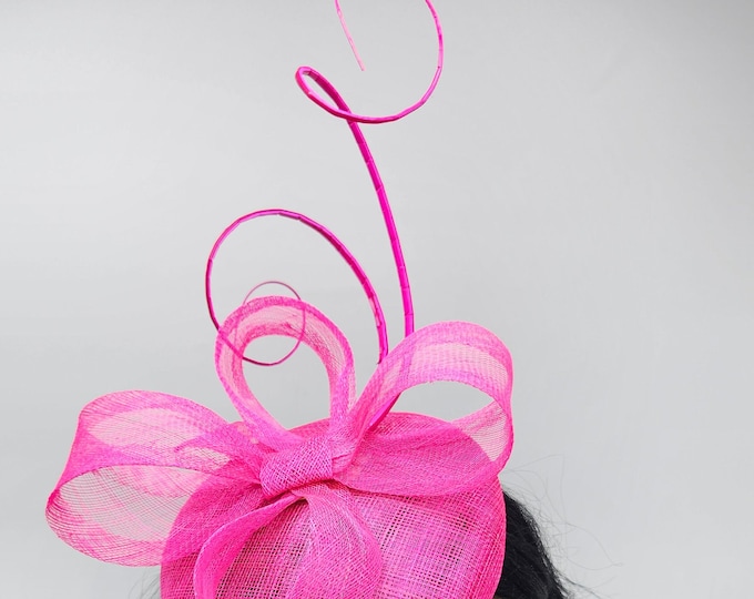 Hot Pink Fascinator Hat