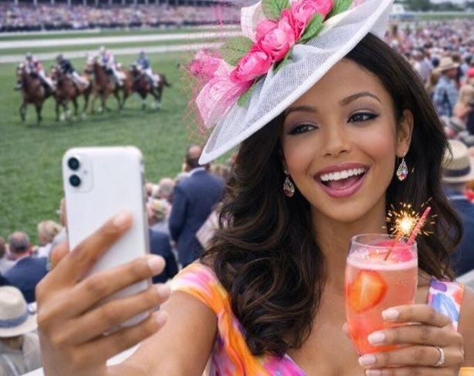 White and Hot Pink Fascinator