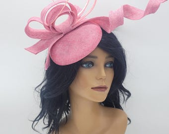 Pink Fascinator, Church and Fancy Hat
