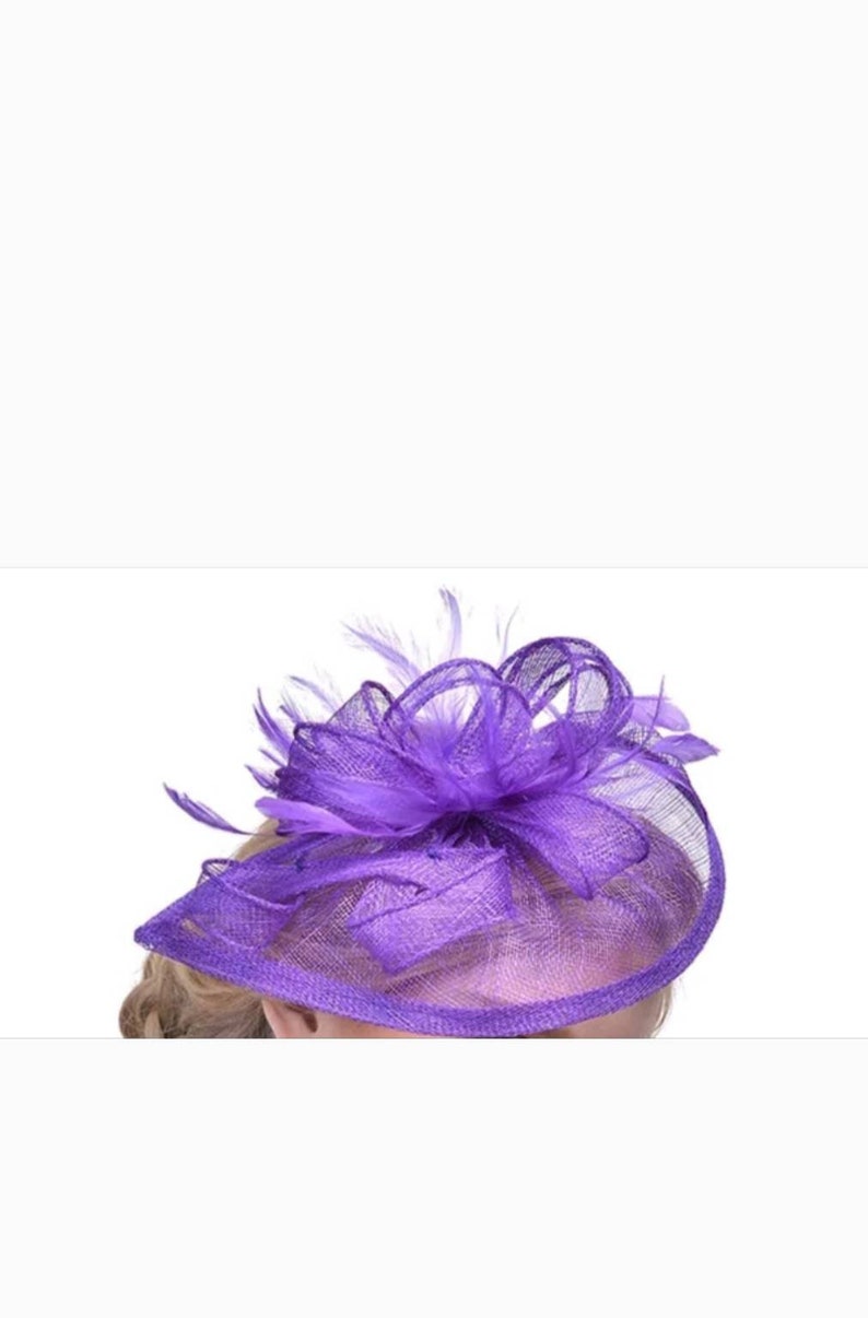 Pink Kentucky Derby Fascinator Wedding Hat Easter Hat Race Etsy