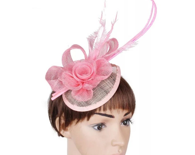 Pink Fascinator Hat