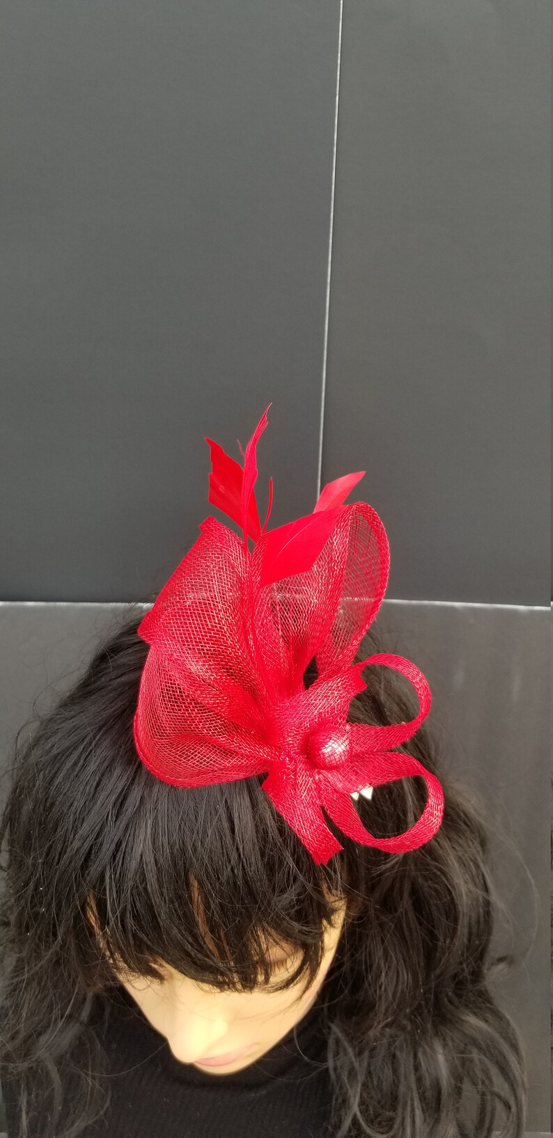 Kentucky Derby Bridesmaids Hat Tea Ascot Race Melbourne Race Cocktail Party Kate Middleton Crownjewell Silver Gray Fascinator